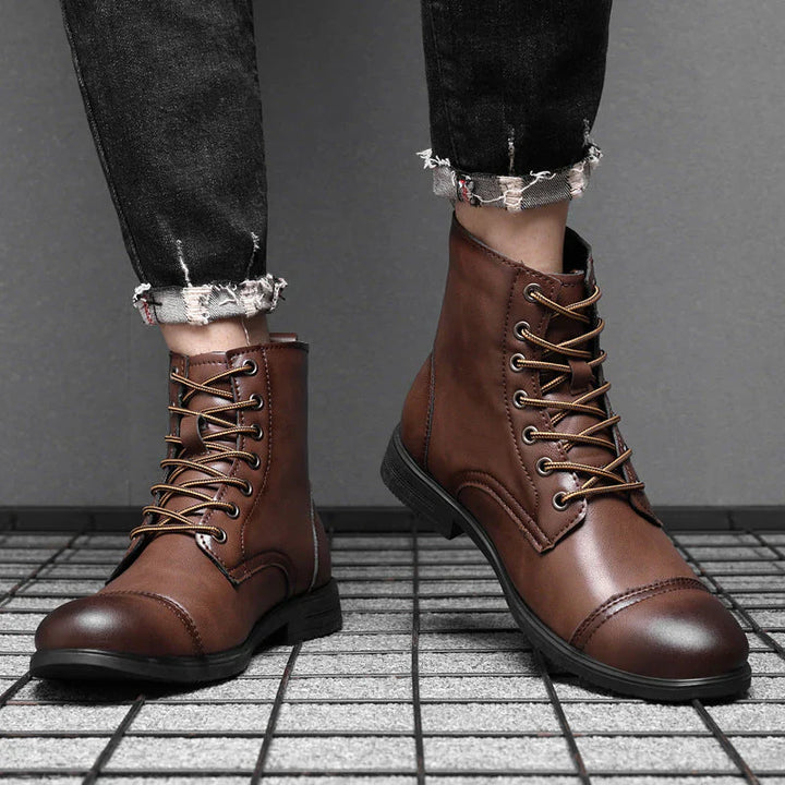 Mateo™ | Klassische Lederstiefeletten