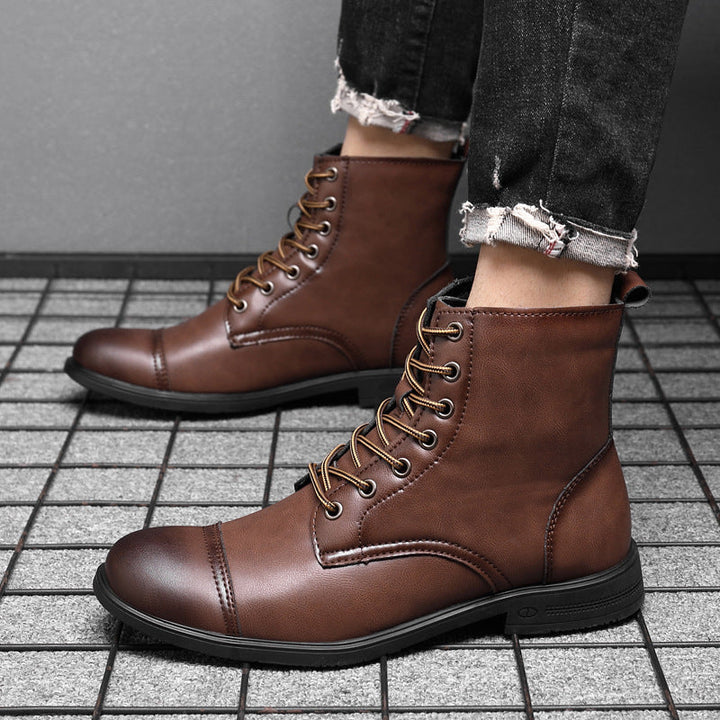 Mateo™ | Klassische Lederstiefeletten