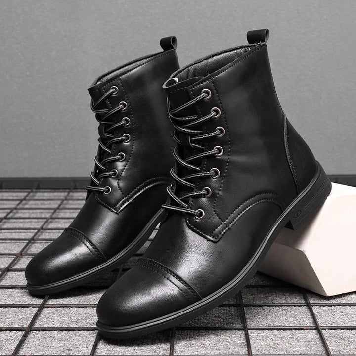 Mateo™ | Klassische Lederstiefeletten