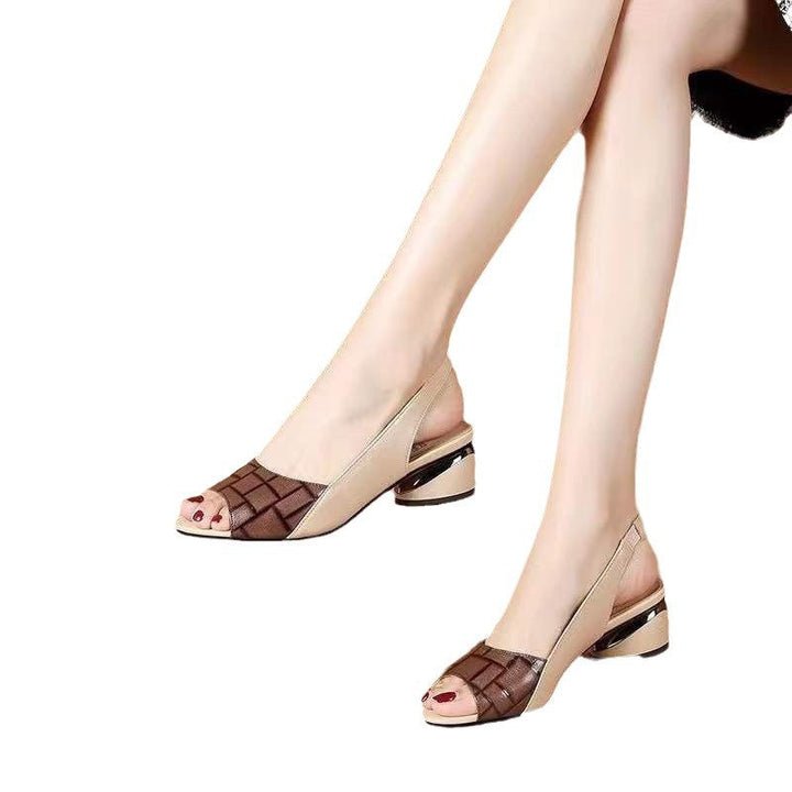 Leonie | Bequeme Blockabsatz Sandale