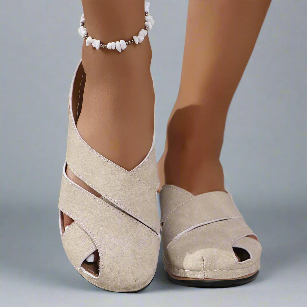 Frideborg™ | Bequeme Keilsandalen mit Zehenfreiheit
