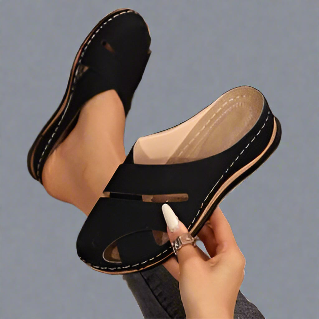 Frideborg™ | Bequeme Keilsandalen mit Zehenfreiheit