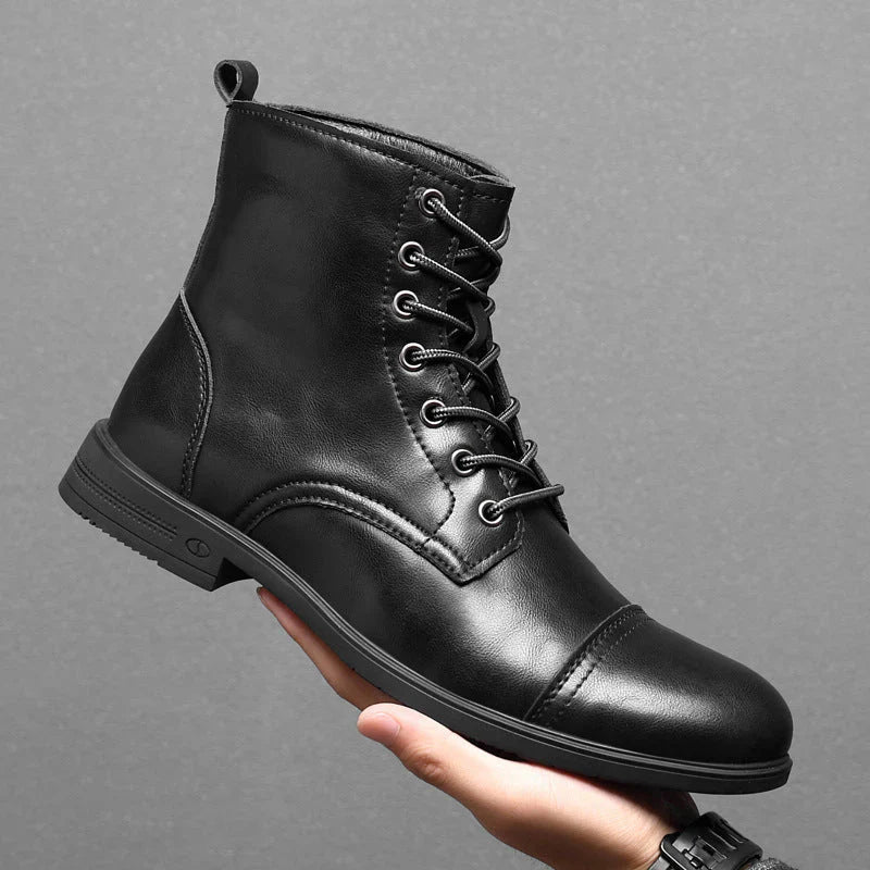 Mateo™ | Klassische Lederstiefeletten