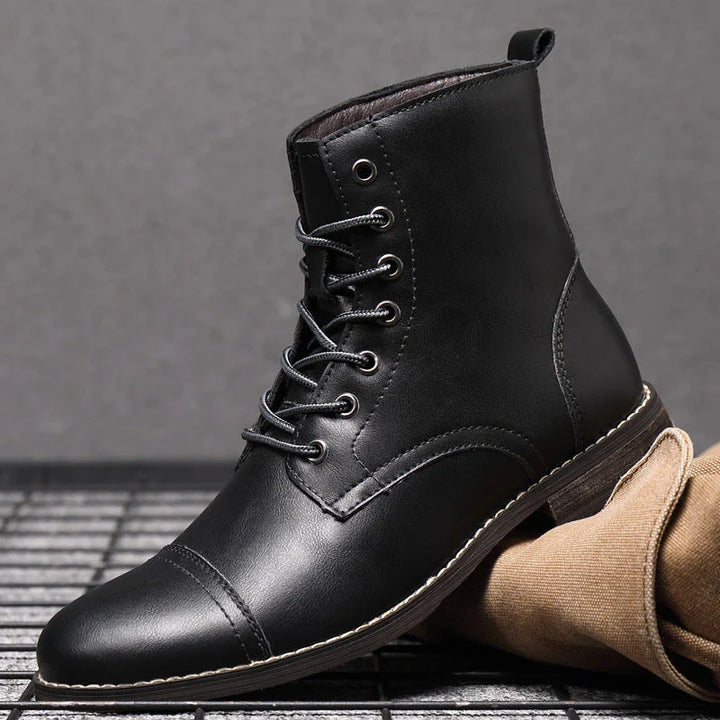 Mateo™ | Klassische Lederstiefeletten
