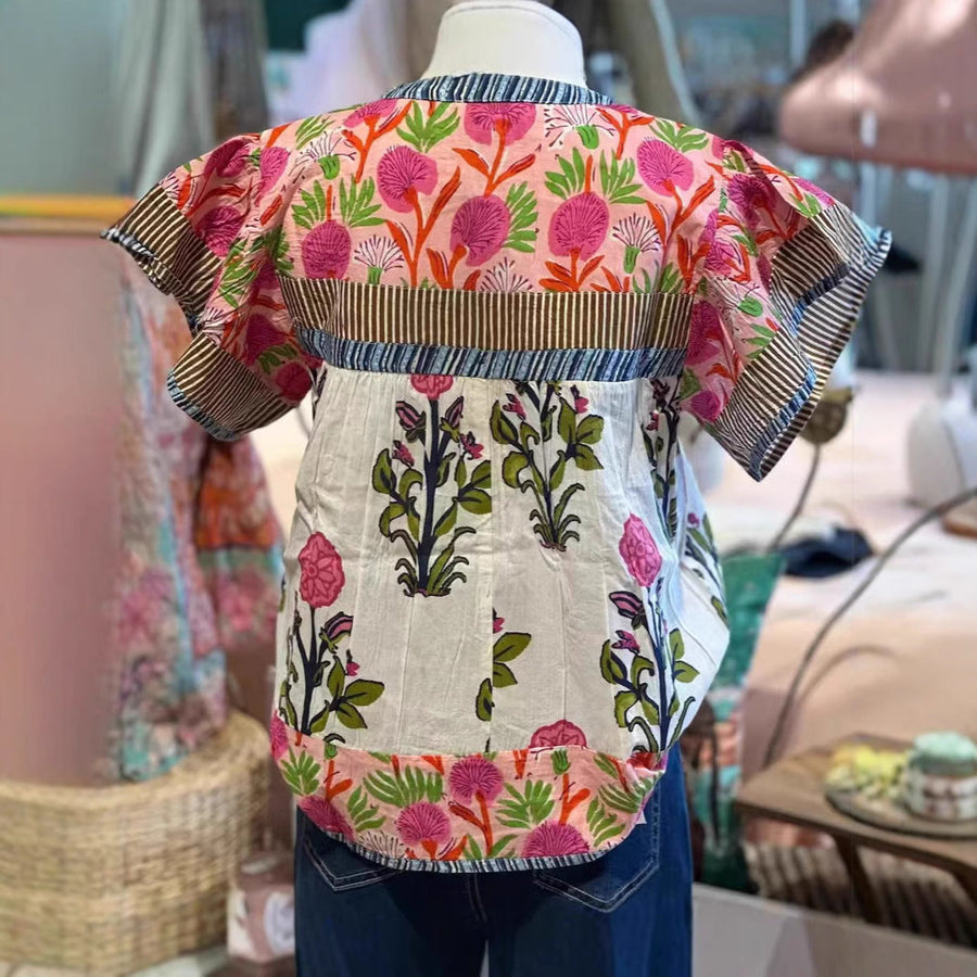 Idoia Floral Embroidery Top
