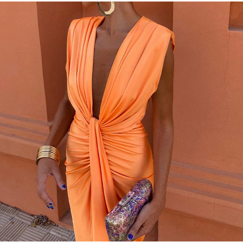 Crocetta™ | Elegantes Kleid mit Ausschnitt