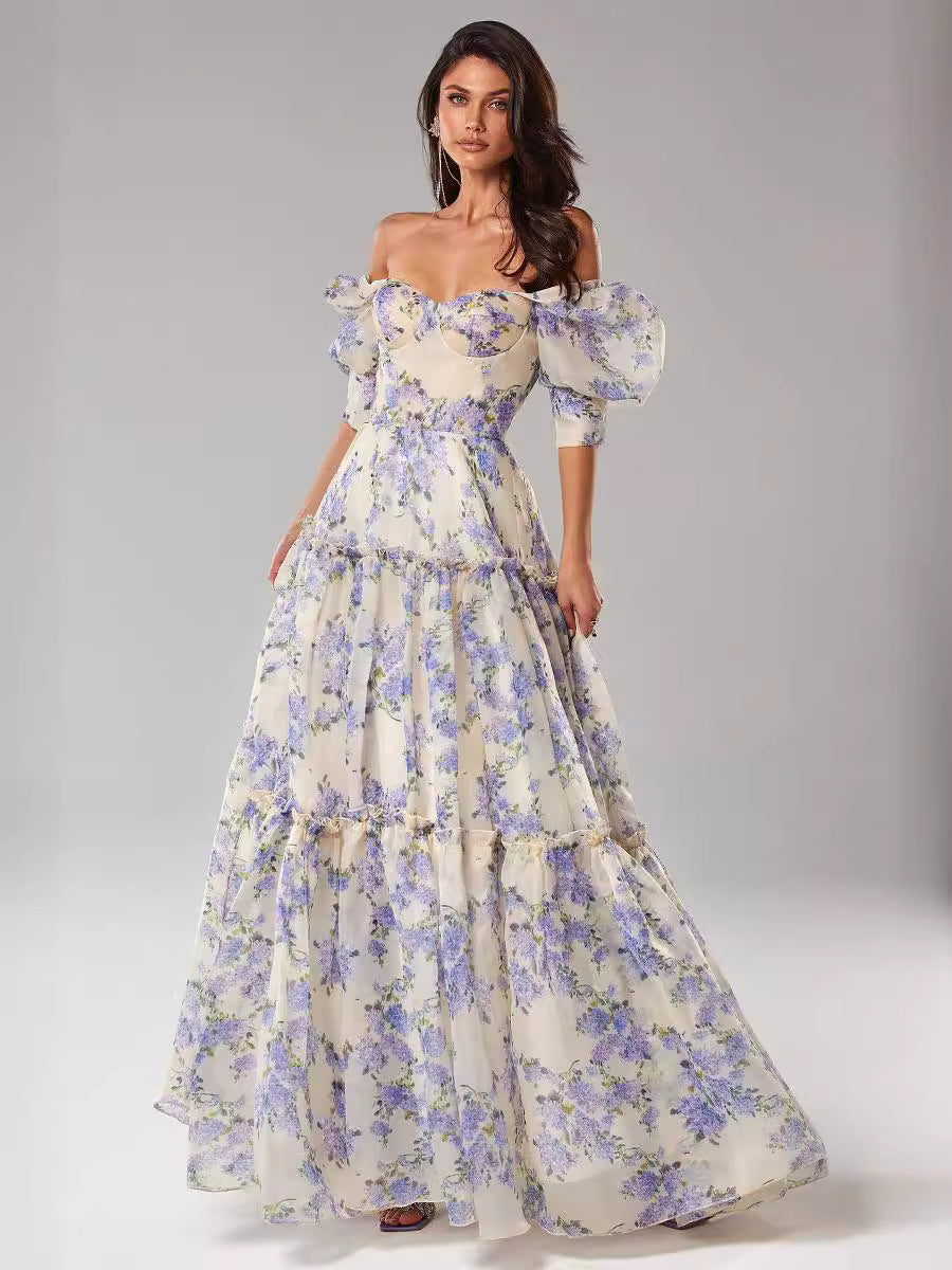Natalia | Strahlendes Blumenkleid