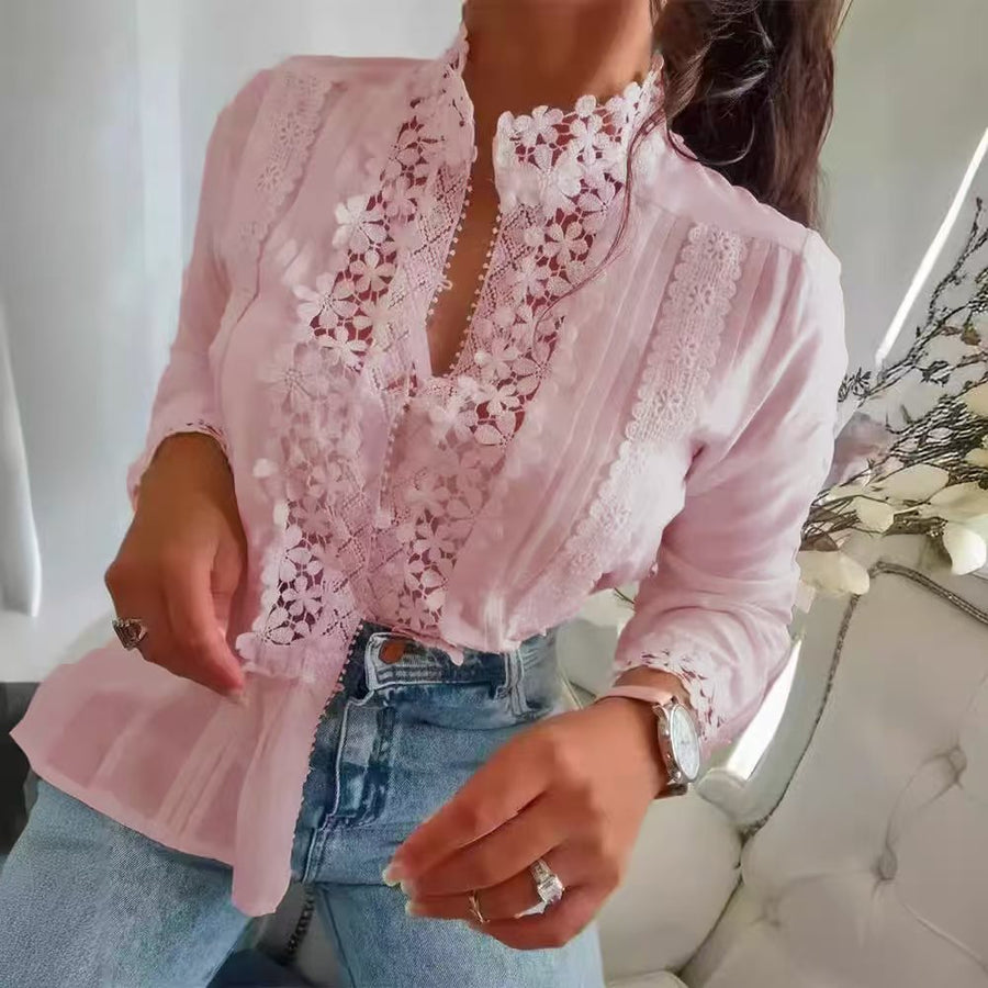 Sara Blumenbluse Oberteile