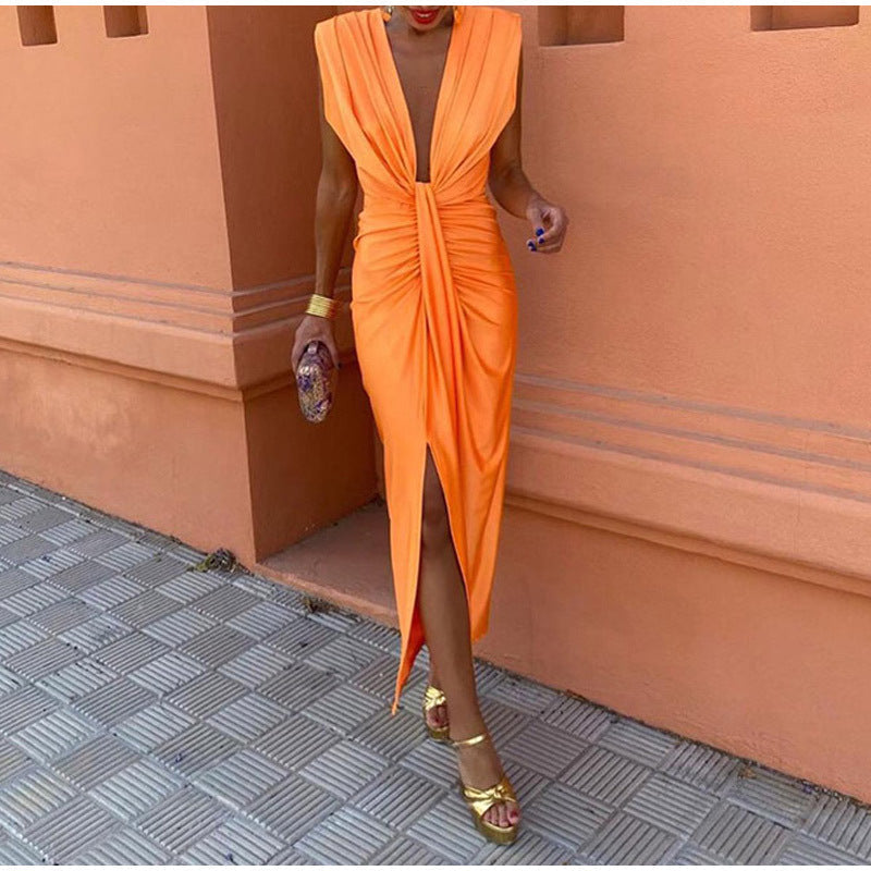 Crocetta™ | Elegantes Kleid mit Ausschnitt