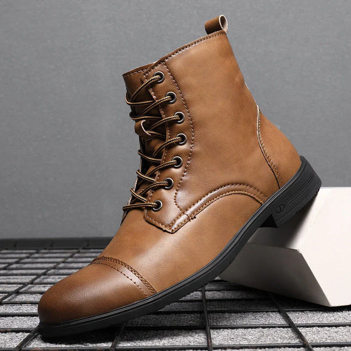 Mateo™ | Klassische Lederstiefeletten