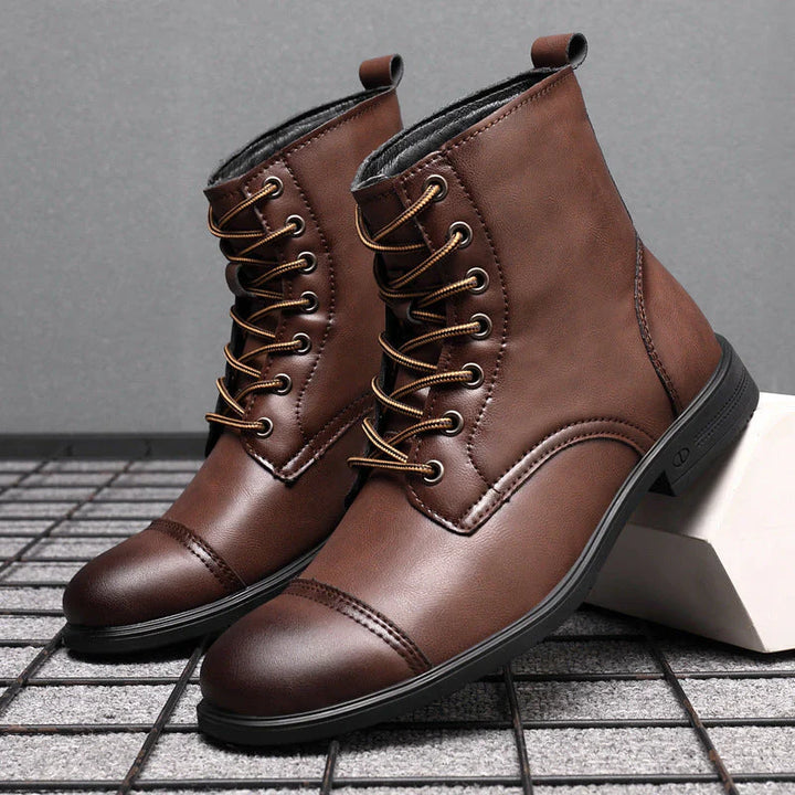 Mateo™ | Klassische Lederstiefeletten