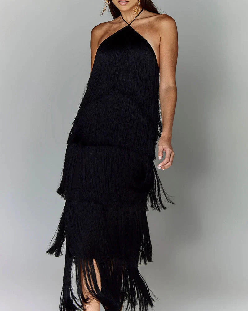 Adena | Quastenkleid der Eleganz