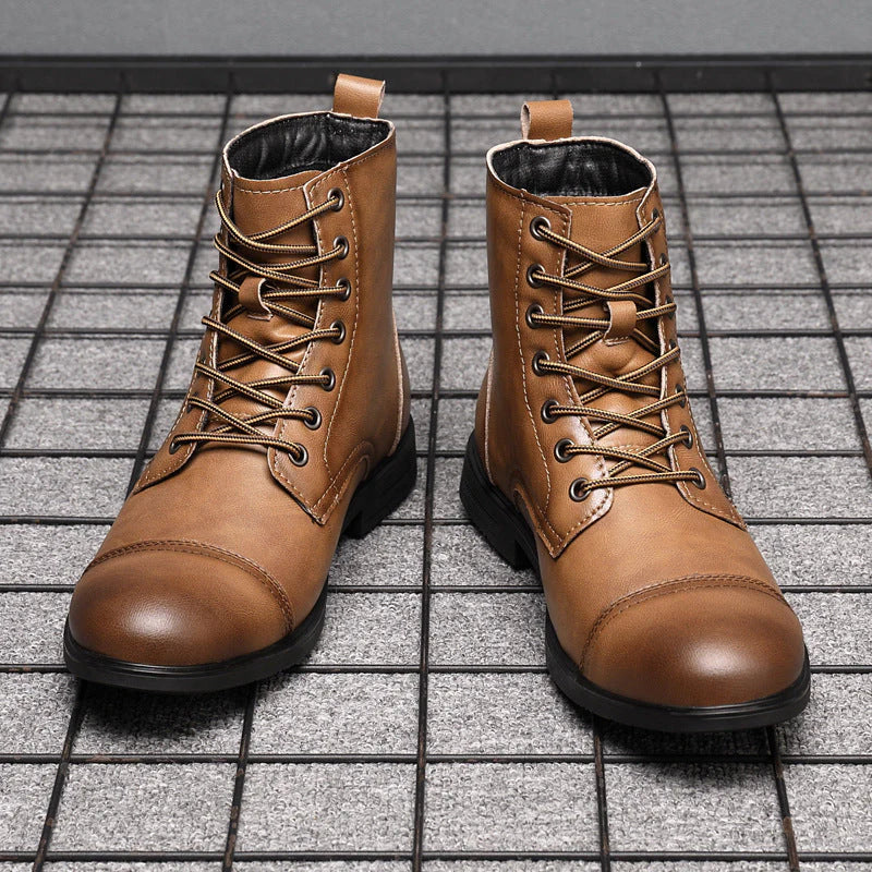 Mateo™ | Klassische Lederstiefeletten