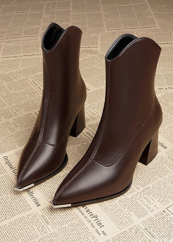 Maya – Spitz zulaufende Stiefeletten