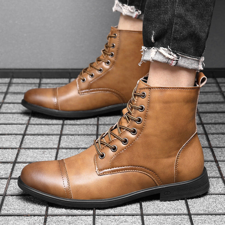 Mateo™ | Klassische Lederstiefeletten