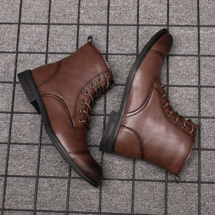 Mateo™ | Klassische Lederstiefeletten