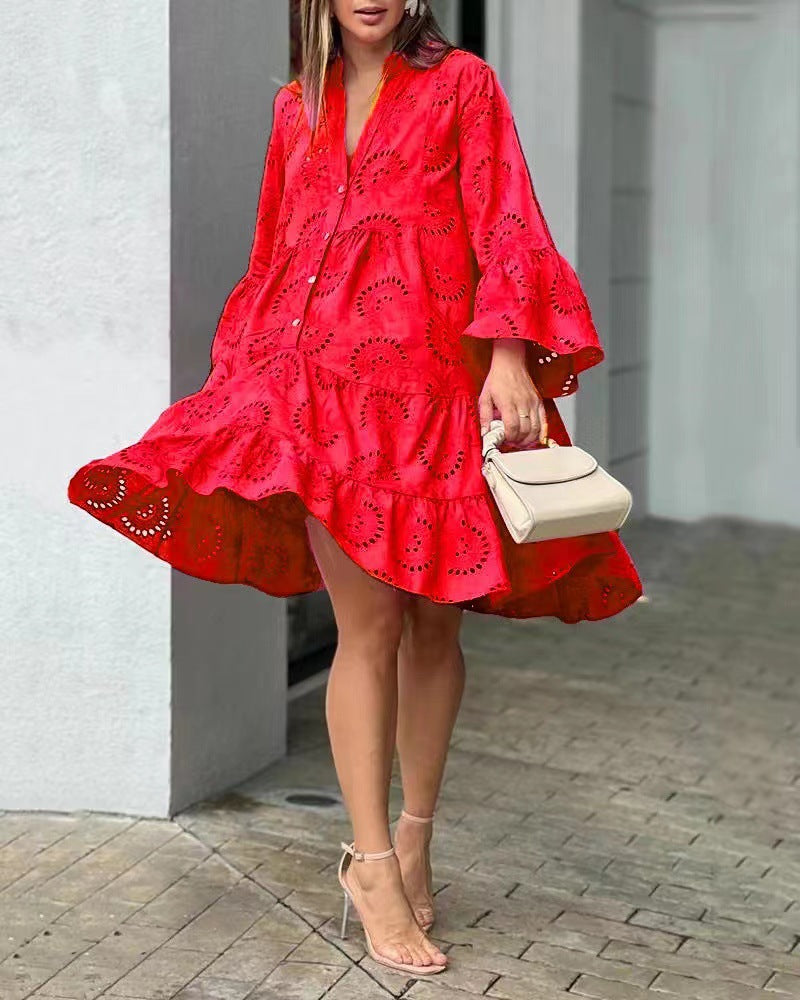 Sarveilla™ | Elegant Embroidered Mini