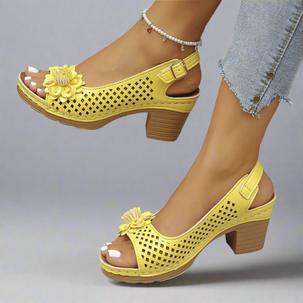 Edith™ | Bequeme Sandalen mit Schnalle