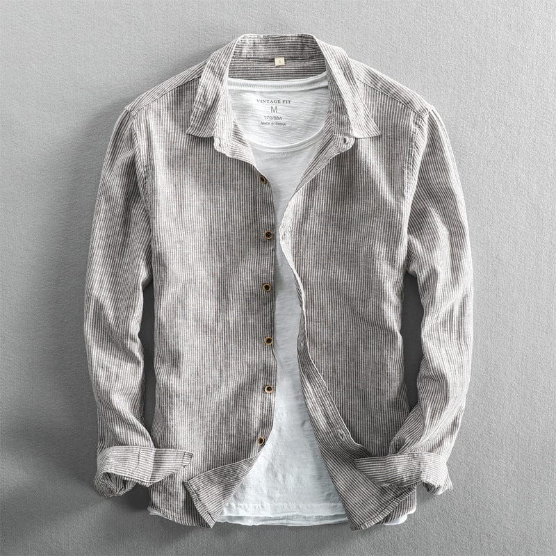 Malte Linen-Cotton Shirt for Casual Elegance