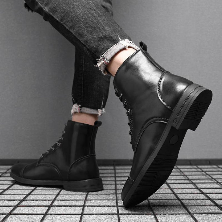 Mateo™ | Klassische Lederstiefeletten