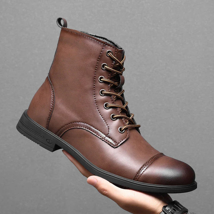 Mateo™ | Klassische Lederstiefeletten