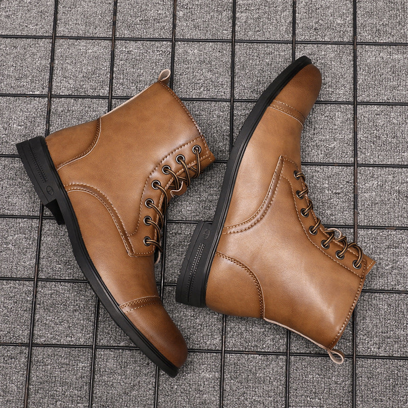 Mateo™ | Klassische Lederstiefeletten