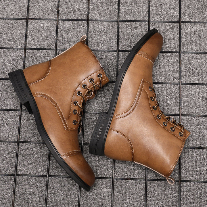 Mateo™ | Klassische Lederstiefeletten
