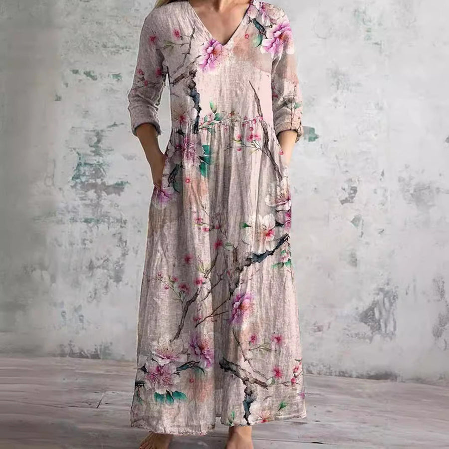 Jojo Blooming Grace Floral Dress for Effortless Elegance