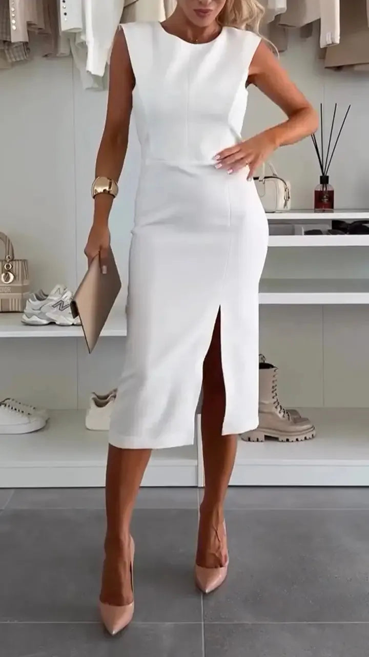 Shayne™ | Ärmelloses Midi-Kleid