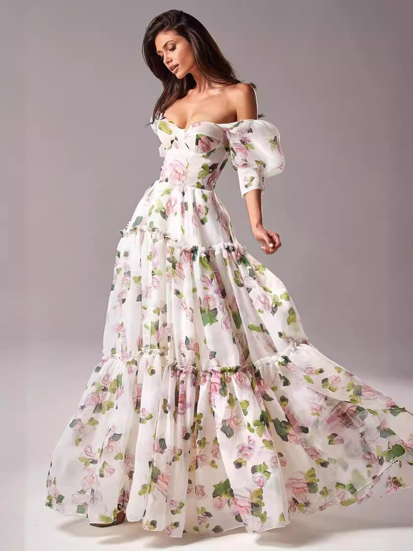 Natalia™ | Strahlendes Blumenkleid