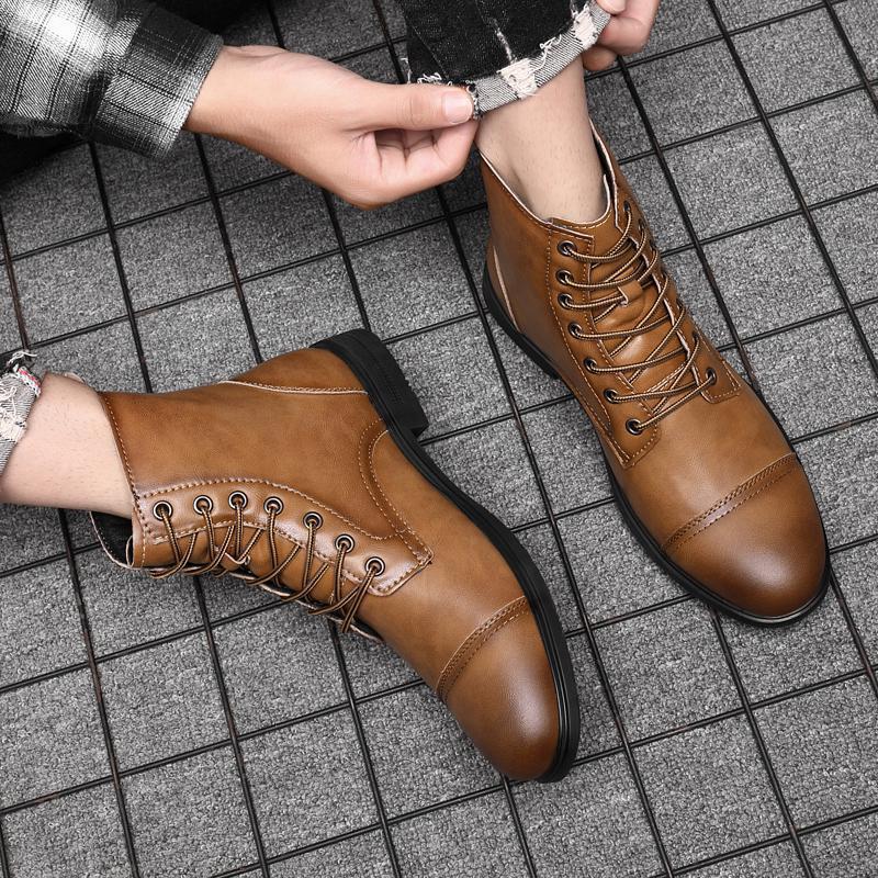 Mateo™ | Klassische Lederstiefeletten