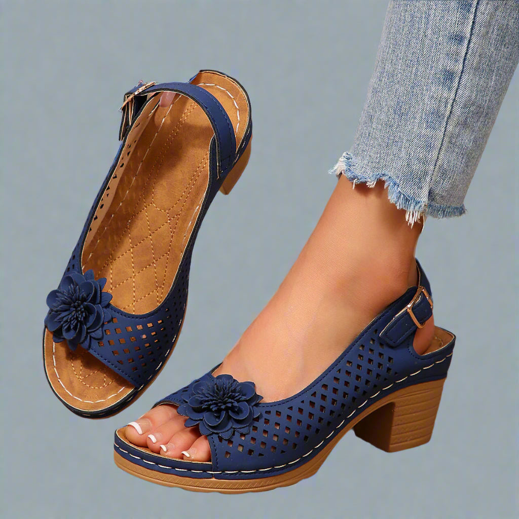 Edith™ | Bequeme Sandalen mit Schnalle