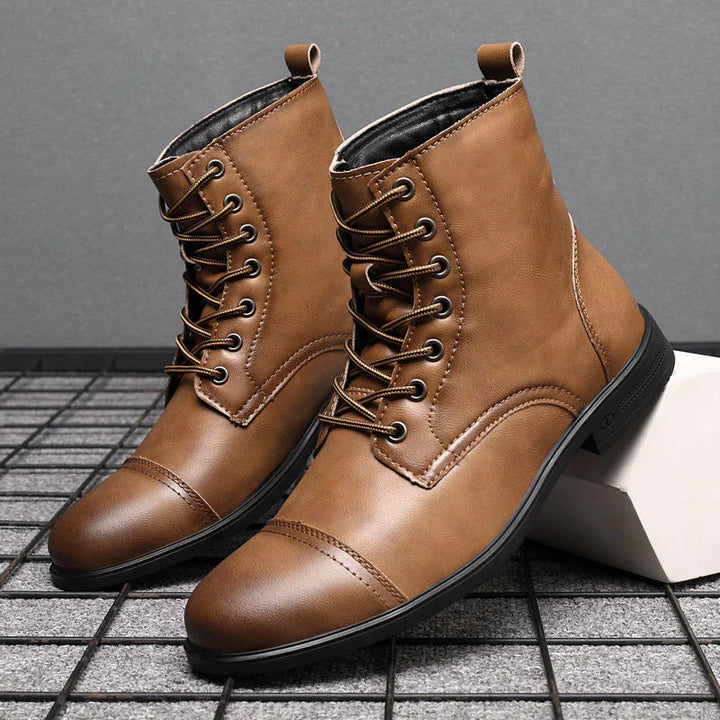 Mateo™ | Klassische Lederstiefeletten
