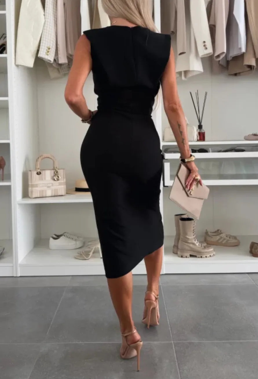 Shayne™ | Ärmelloses Midi-Kleid