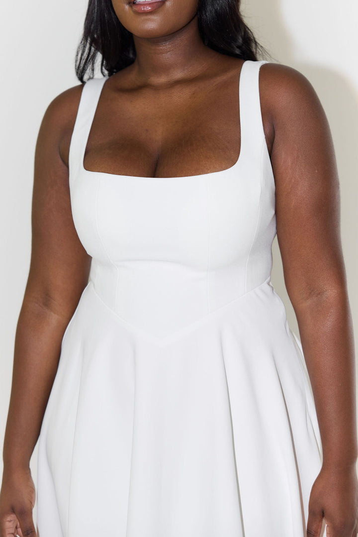 YARA-BELLE | Midikleid mit hoher Taille