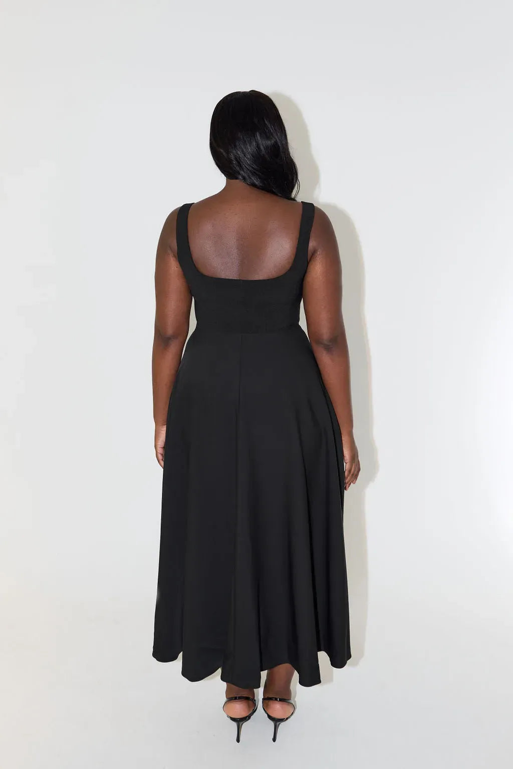 YARA-BELLE | Midikleid mit hoher Taille