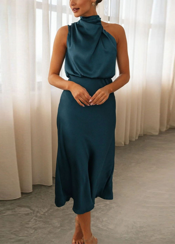 Juliana – Wunderschönes Satinkleid in Luxusoptik