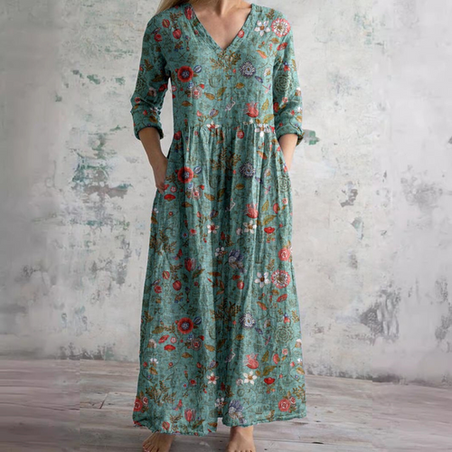 Jojo Blooming Grace Floral Dress for Effortless Elegance