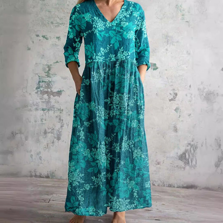 Jojo Blooming Grace Floral Dress for Effortless Elegance