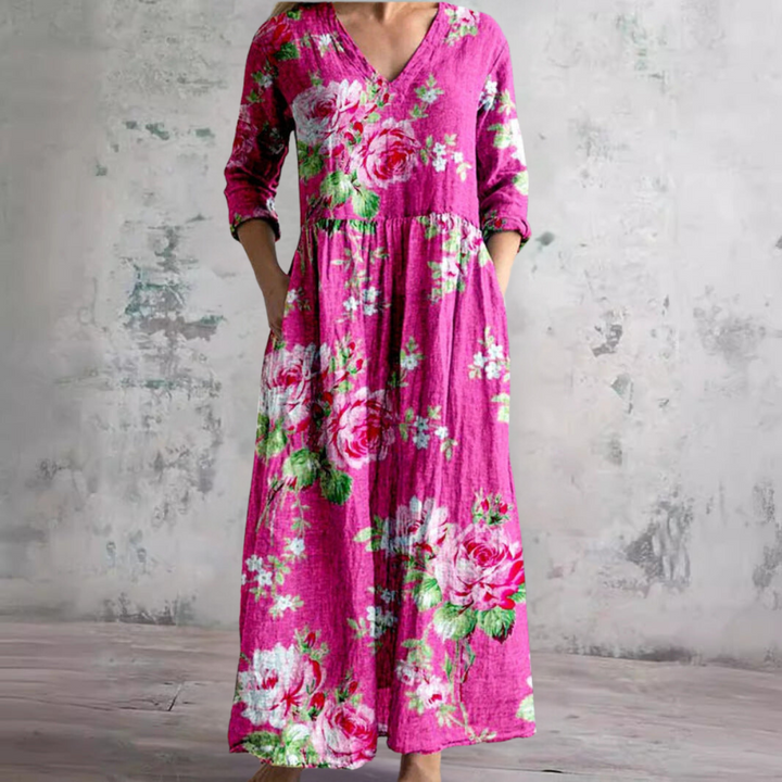 Bo | Blumige Grace-Kleid