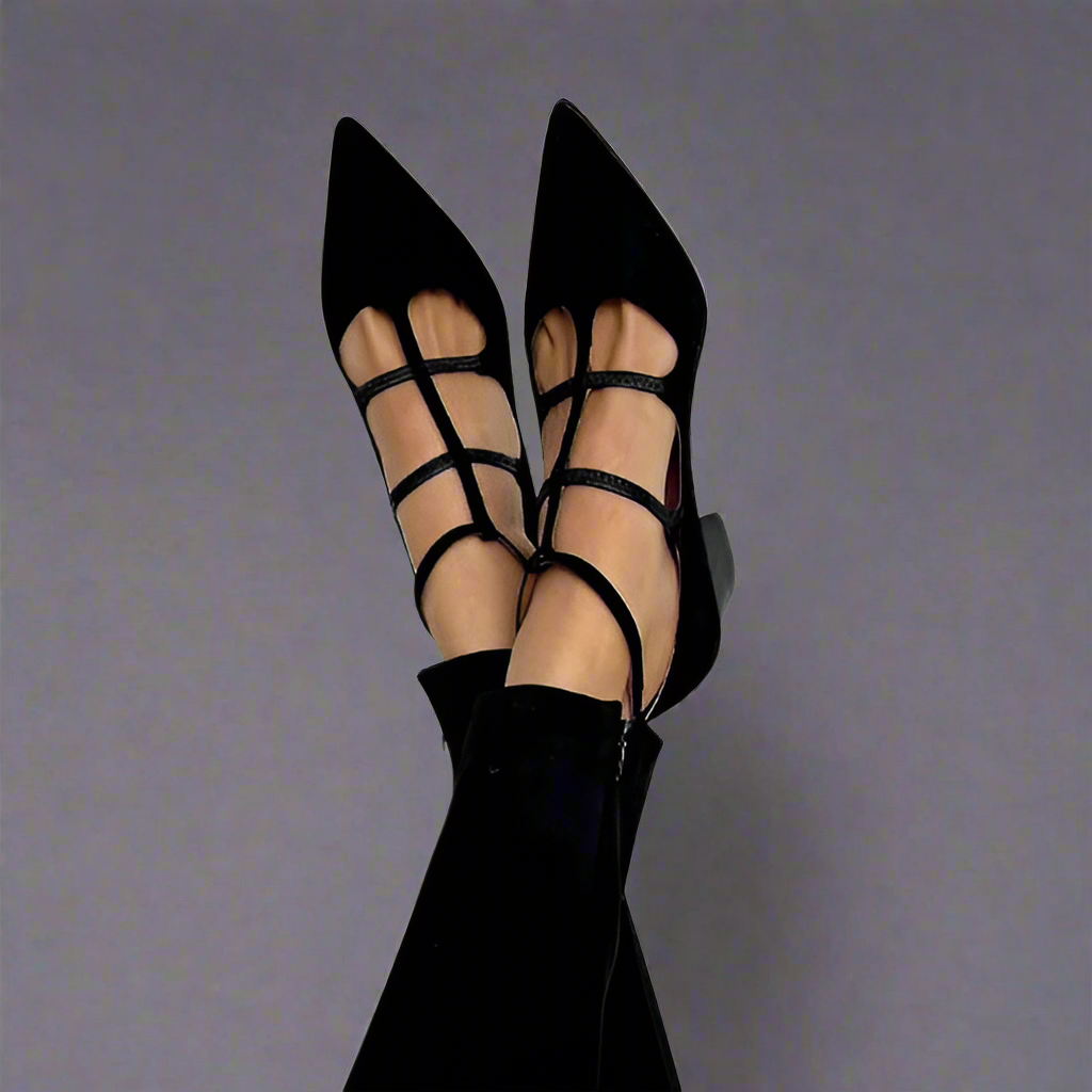 Beatrice | Eleganta komfortklackar med banddetalj