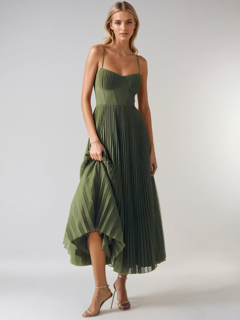 Lorelei™ | Kleid mit smaragdgrüner Eleganz