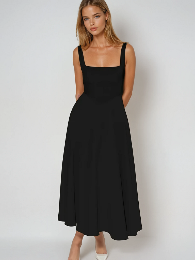 Lucinda | Kleid mit purpurroter Eleganz