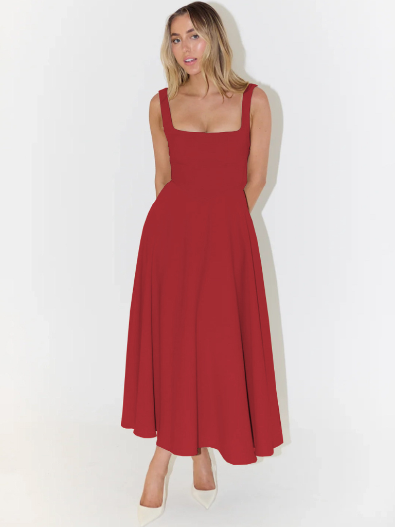 Lucinda™ | Kleid mit purpurroter Eleganz