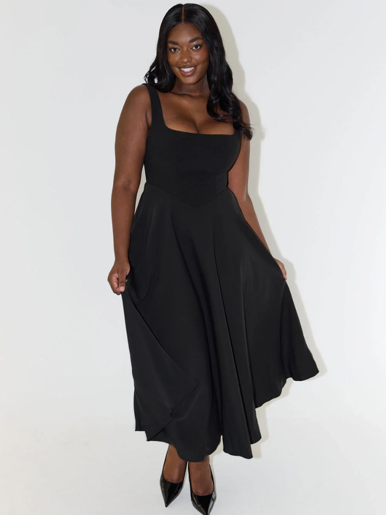 Lucinda™ | Kleid mit purpurroter Eleganz