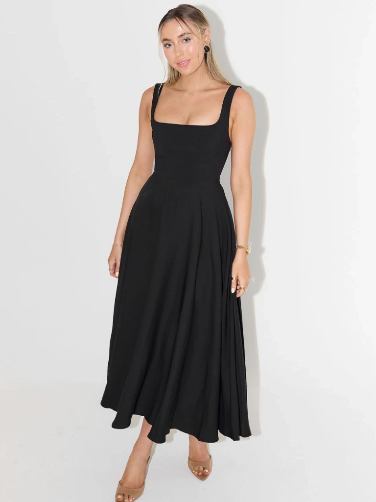 Lucinda Crimson Evening Dress