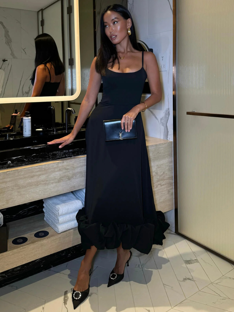 Violet™ | Elegantes Rüschenkleid