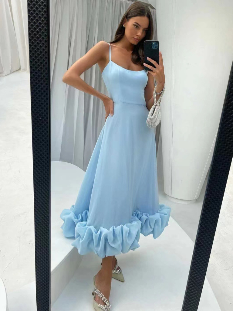 Violet™ | Elegantes Rüschenkleid