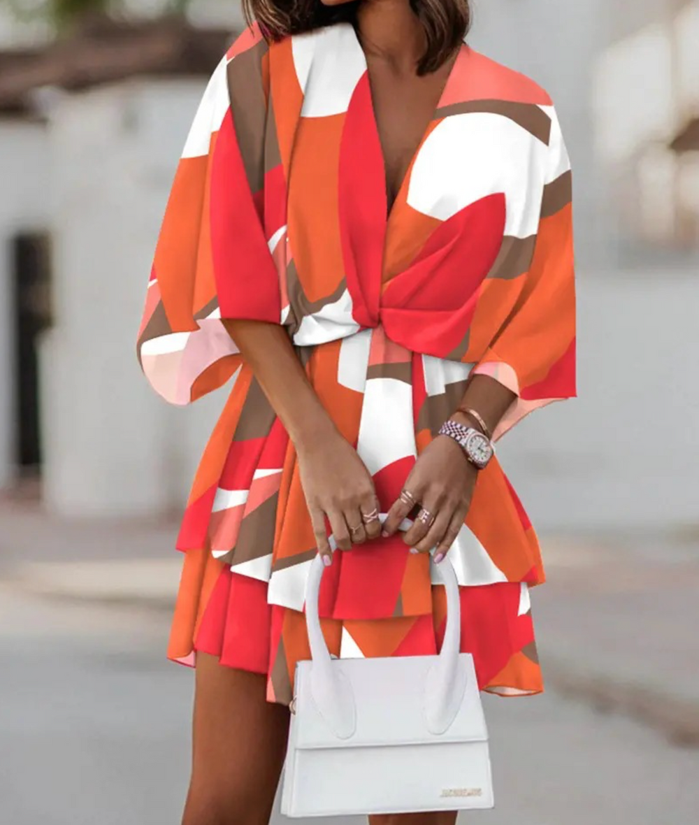 Valeria | Bohemian Blumen-Minidress