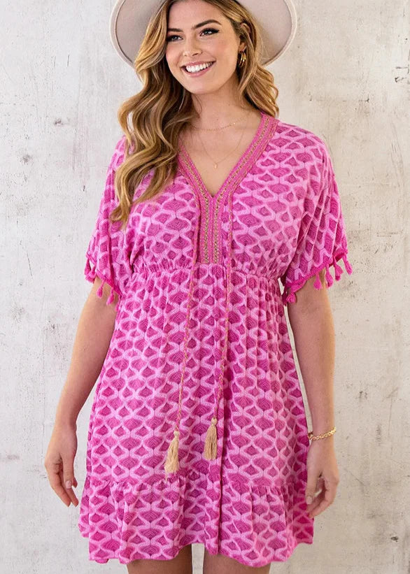 Ella | Bequemes, locker sitzendes Midikleid